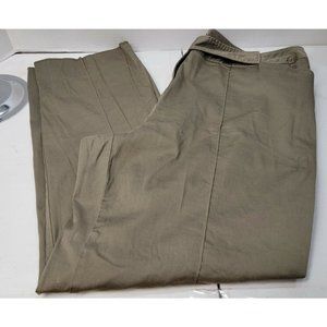 AVENUE KHAKI GREEN PANTS PLUS SIZE 22A, INSEAM 30” RAW UNHEMED